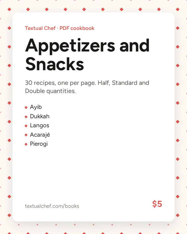 Appetizers and Snacks cover