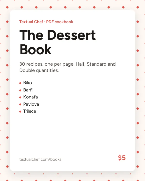 The Dessert Book cover