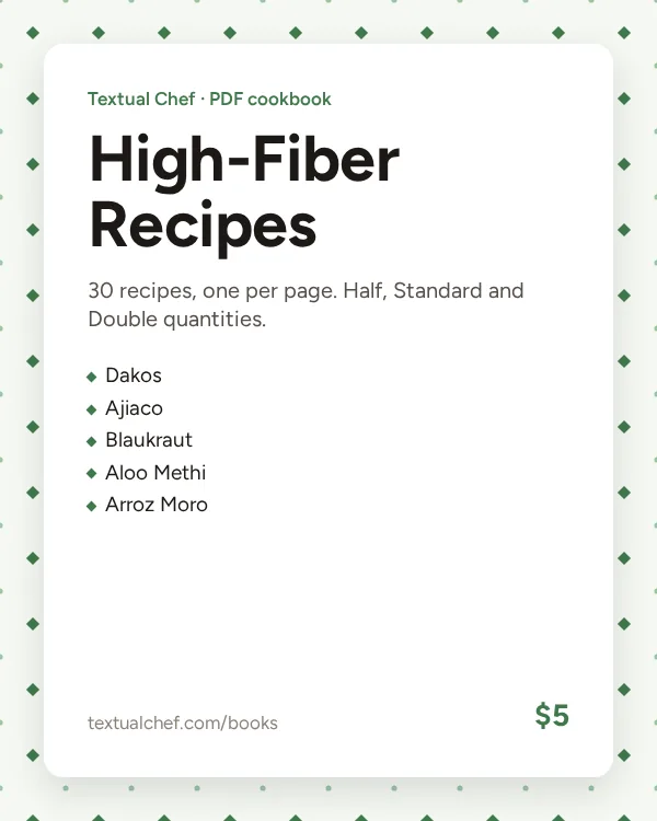 High-Fiber Recipes cover