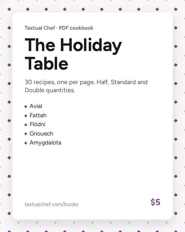 The Holiday Table cover