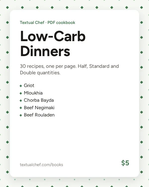 Low-Carb Dinners cover