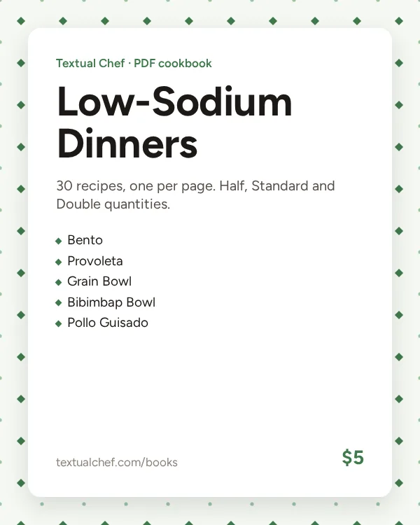 Low-Sodium Dinners cover