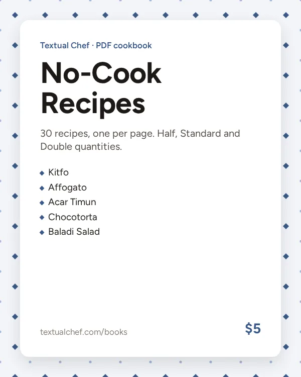 No-Cook Recipes cover