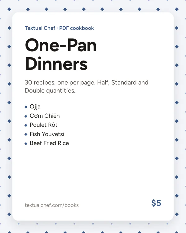 One-Pan Dinners cover