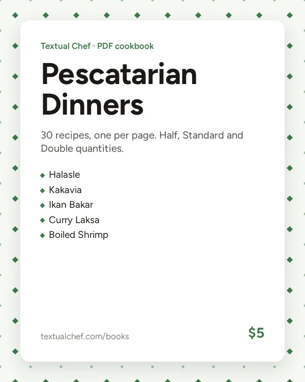 Pescatarian Dinners cover