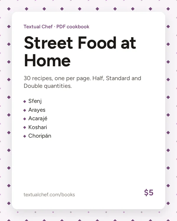 Street Food at Home cover